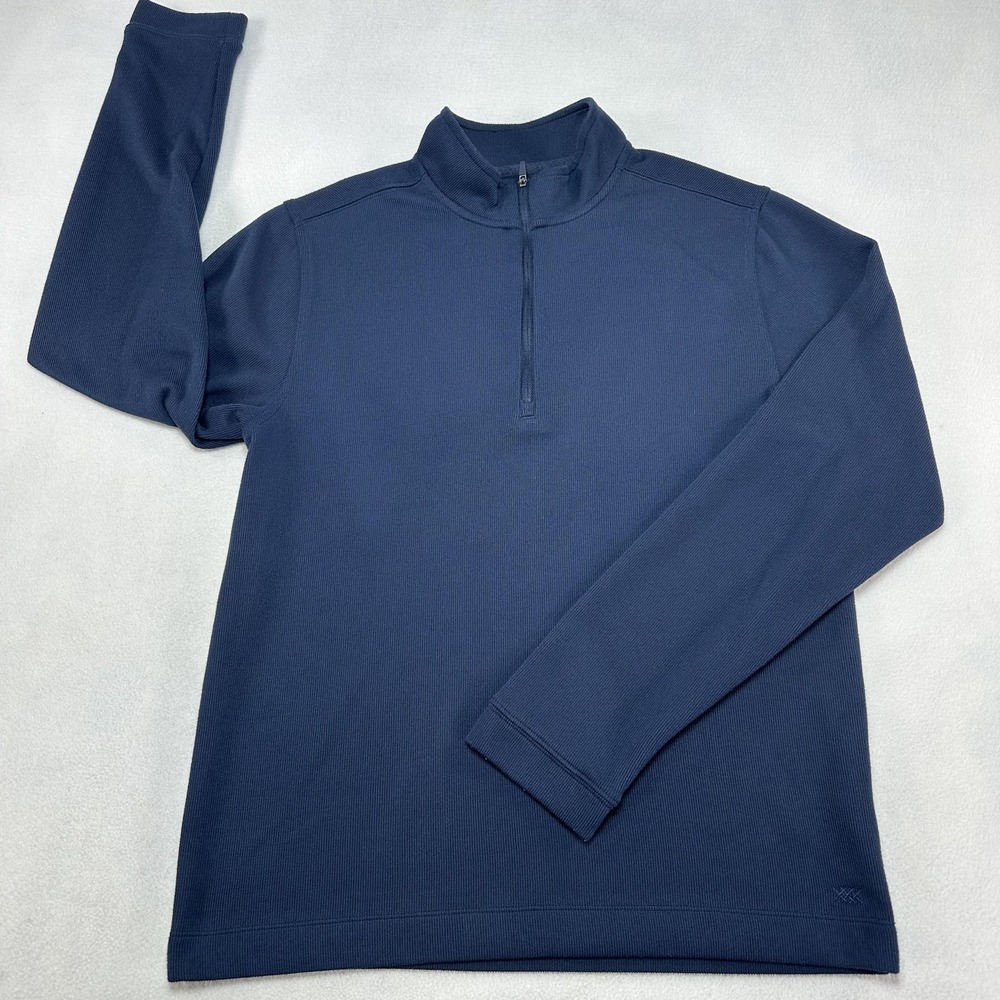 Rhone Commuter Pullover Mens Small Blue 1/4 Zip Lightweight Performance Athletic